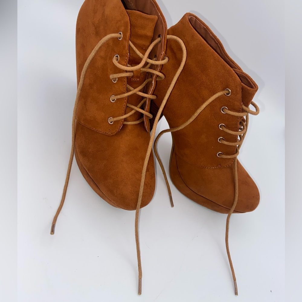 Bella Marie Suede Ankle Booties